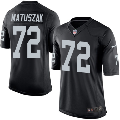 Youth Limited John Matuszak Nike Jersey Black Home - #72 NFL Oakland Raiders